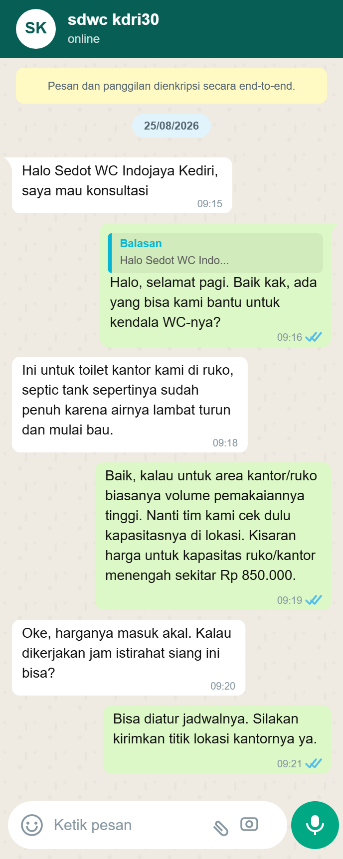 Testimoni WhatsApp 2